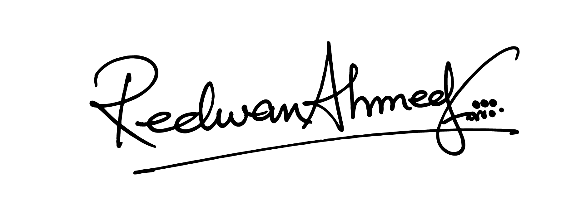 Redwan Ahmed signature