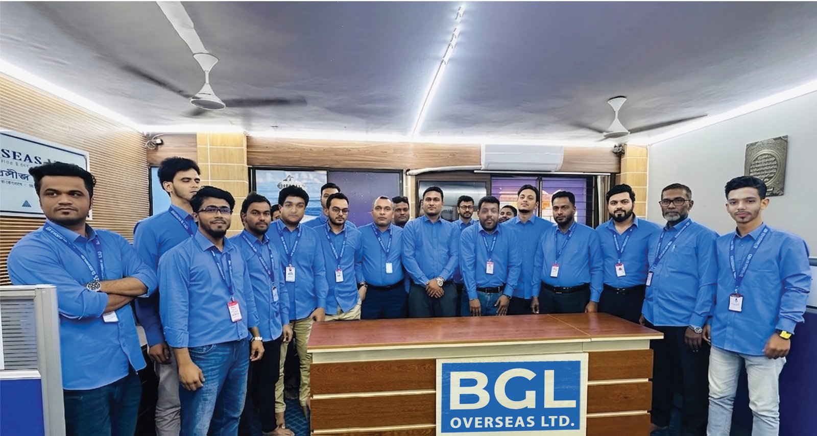BGL Overseas Ltd. team group photo